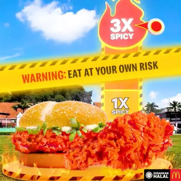 McD 3x Spicy CGI